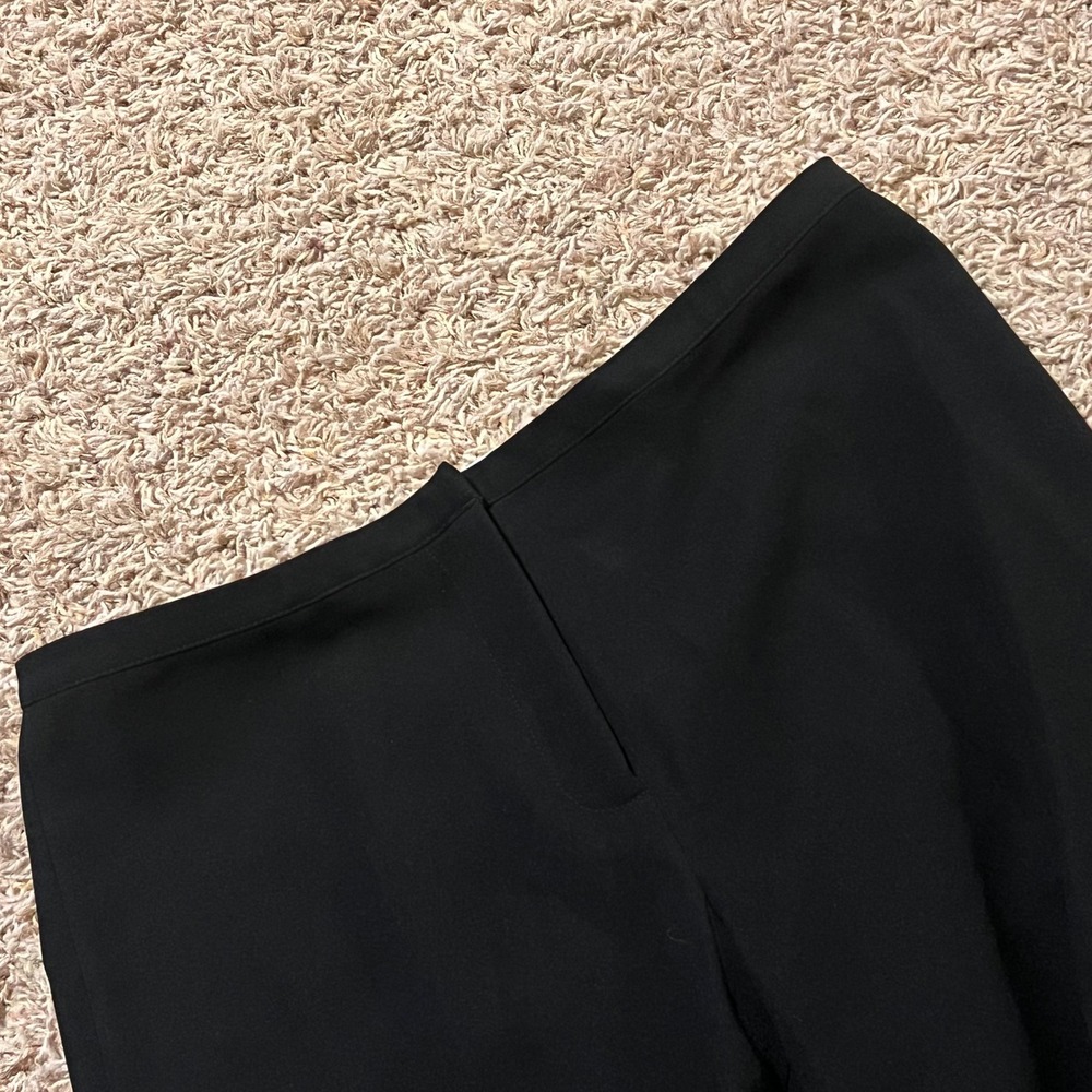 Calvin Klein Black Wide Leg Dress Pants Womens Size 6 Professional Trousers